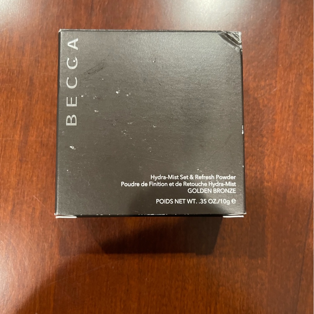 BECCA Hydra Mist Set & Refresh Powder In Golden Bronze Brand New In Box - Picture 8 of 16